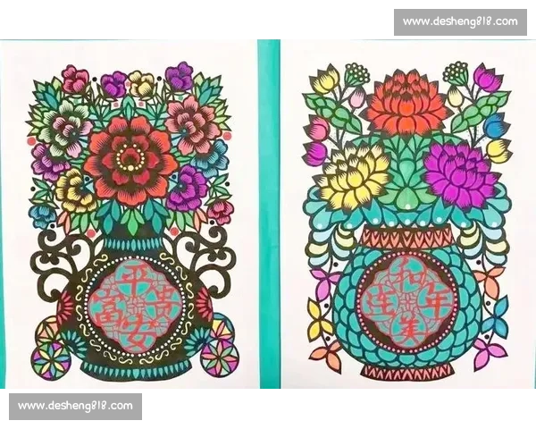 《创意剪纸贴画手工艺术大赛作品展示 精美剪纸工艺与色彩搭配的完美结合》